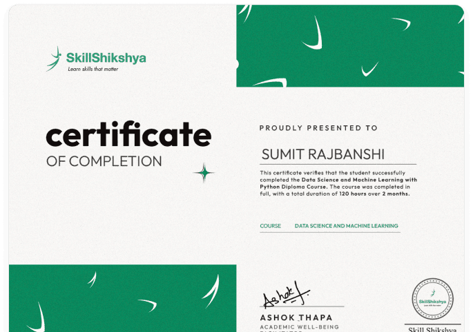 Skill Shikshya Certificate